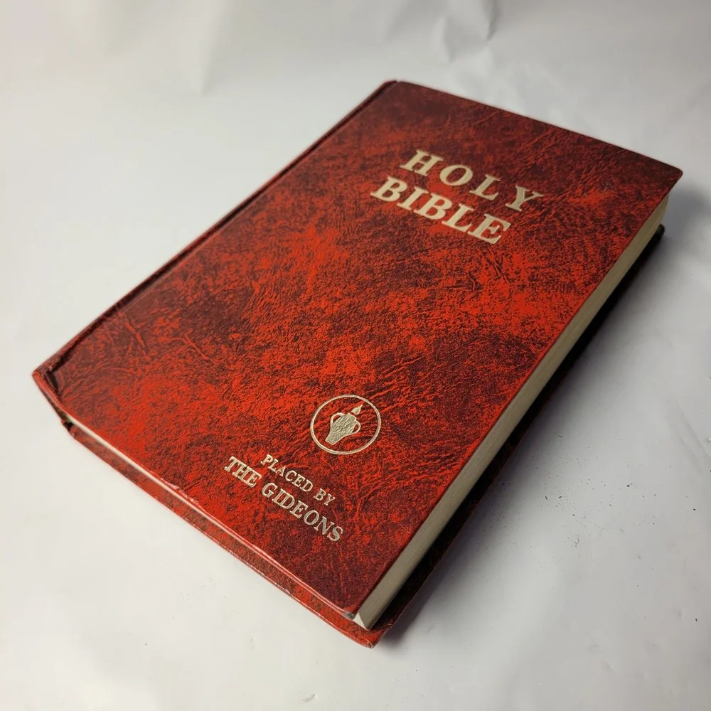 The Gideons Holy‎ Bible KJV Red Hardcover Religious Scripture Study Book